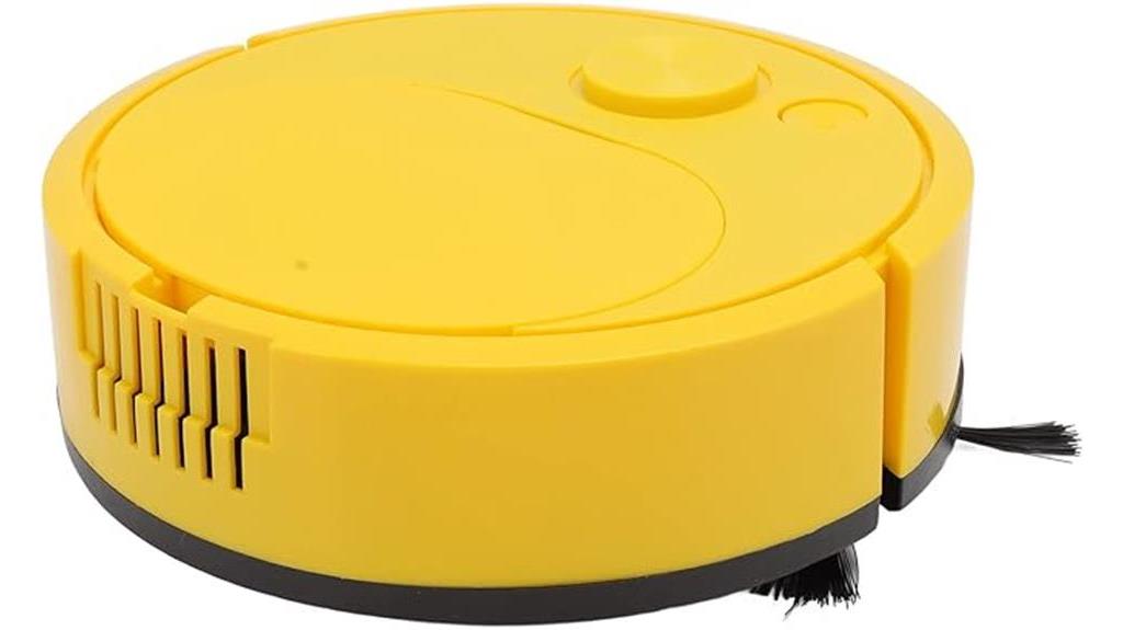 yellow robot vacuum cleaner