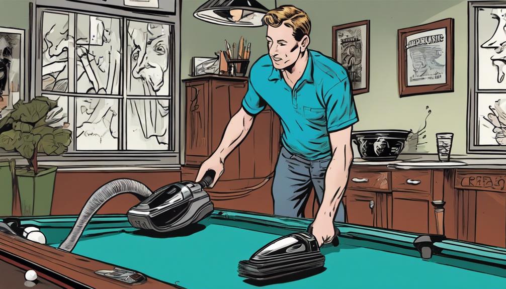 choosing a pool table vacuum