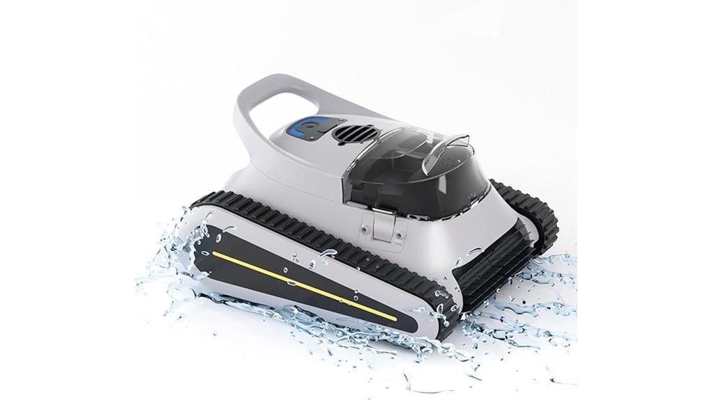 cordless robotic pool vacuum