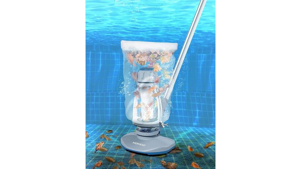 high powered rechargeable pool vacuum