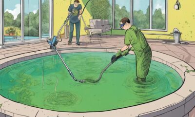 pool algae vacuuming tips