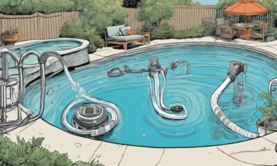 top pool skimmer vacuums