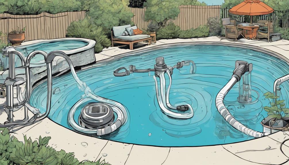 top pool skimmer vacuums