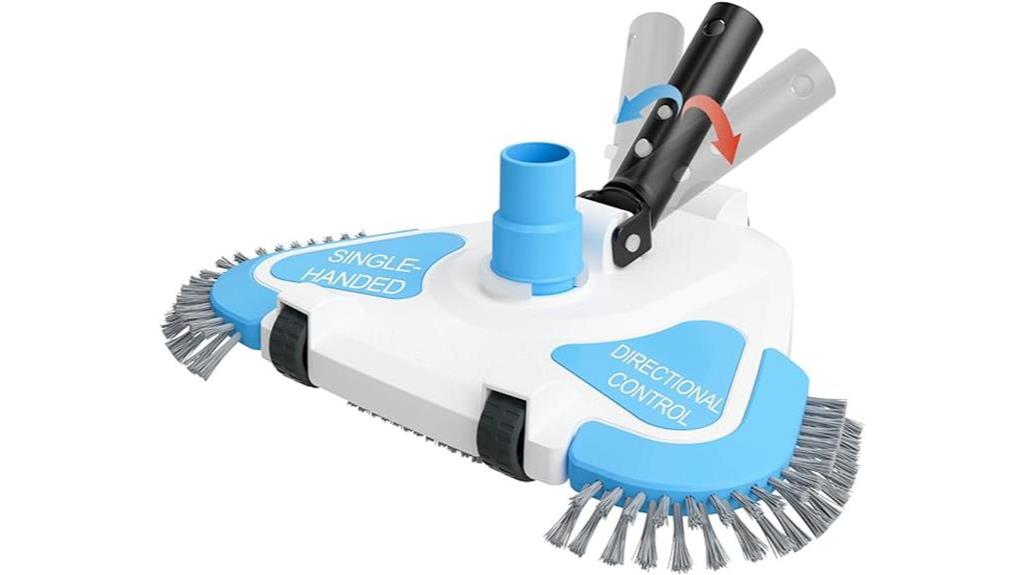 versatile pool vacuum head