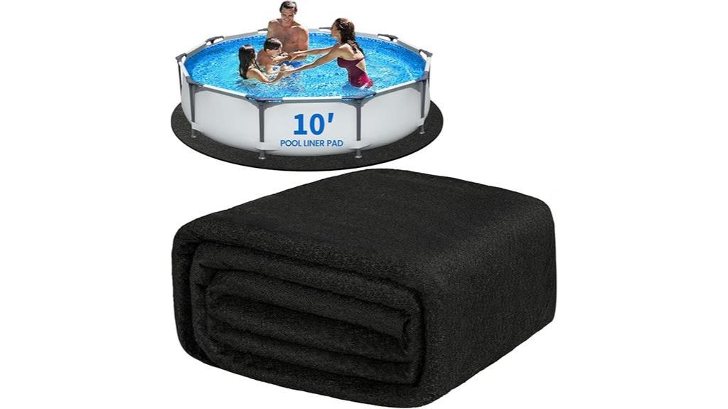 10 ft pool liner pad