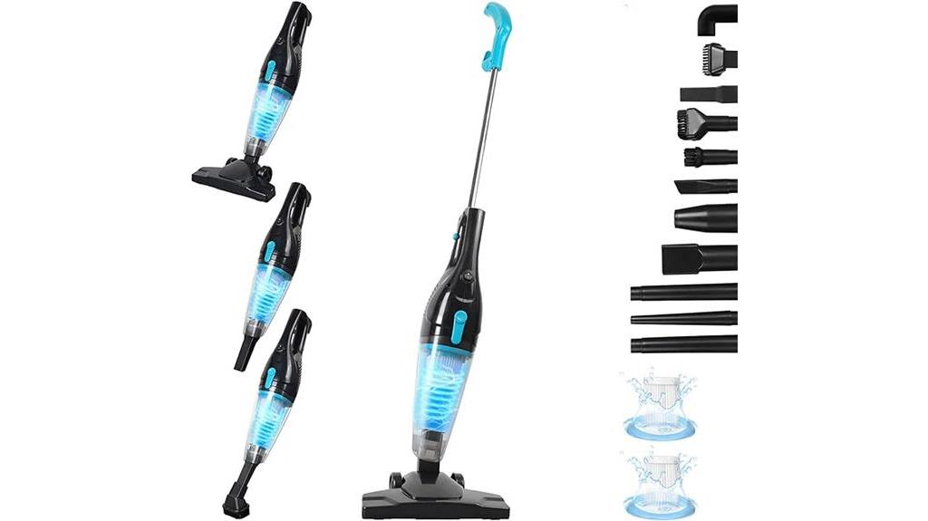 12 in 1 lightweight bagless vacuum