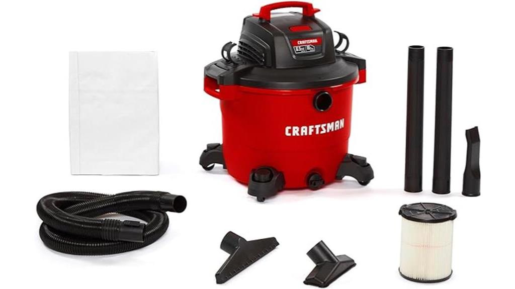 16 gallon wet dry vacuum