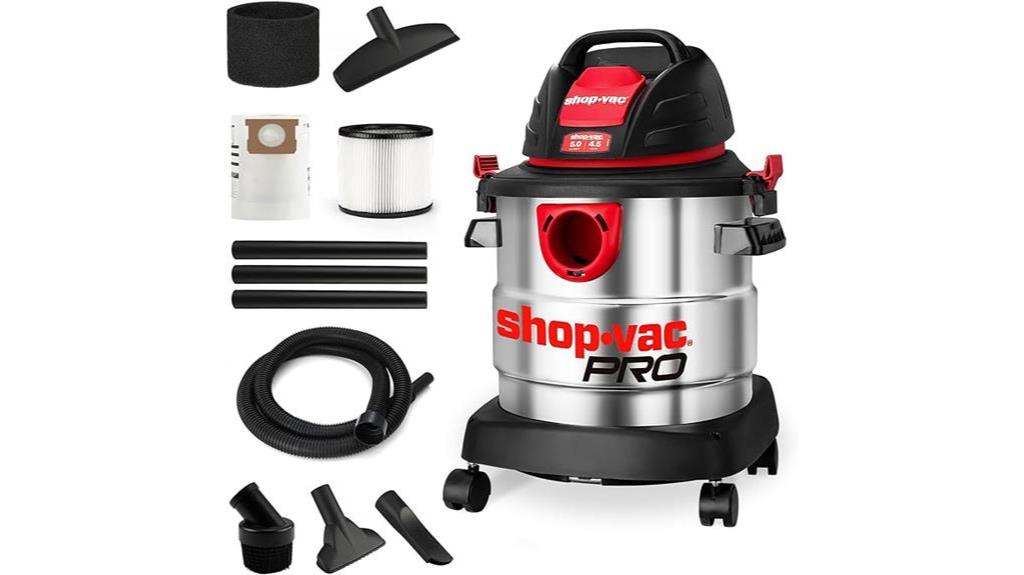 5 gallon wet dry vacuum