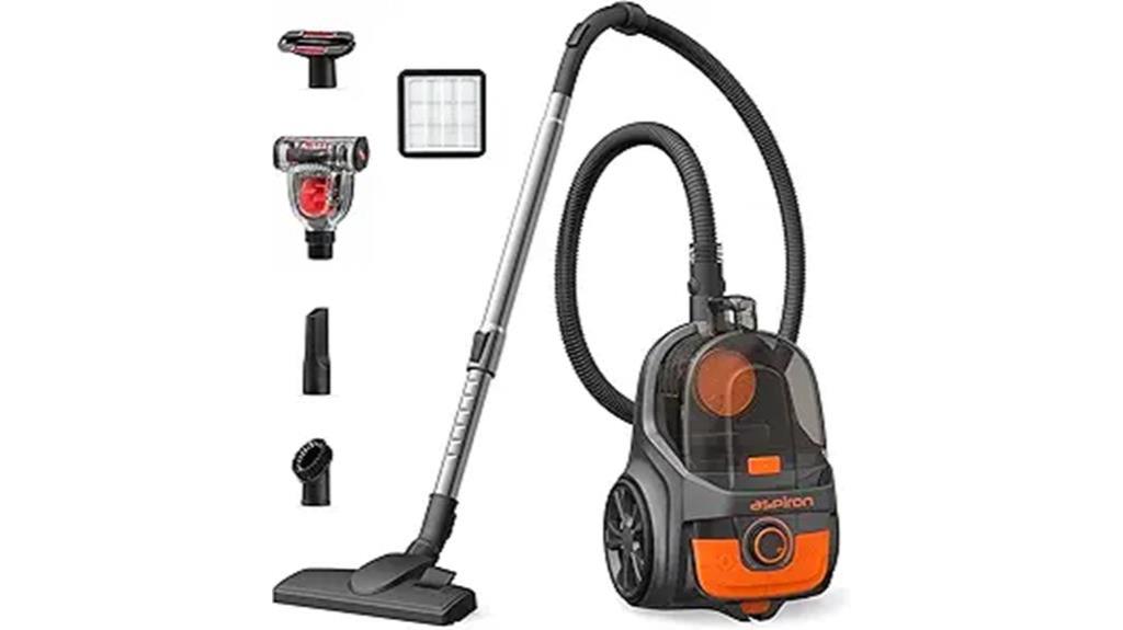 aspiron 1200w bagless vacuum