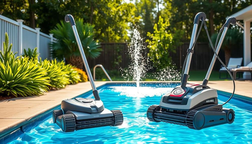 automatic pool vacuum types