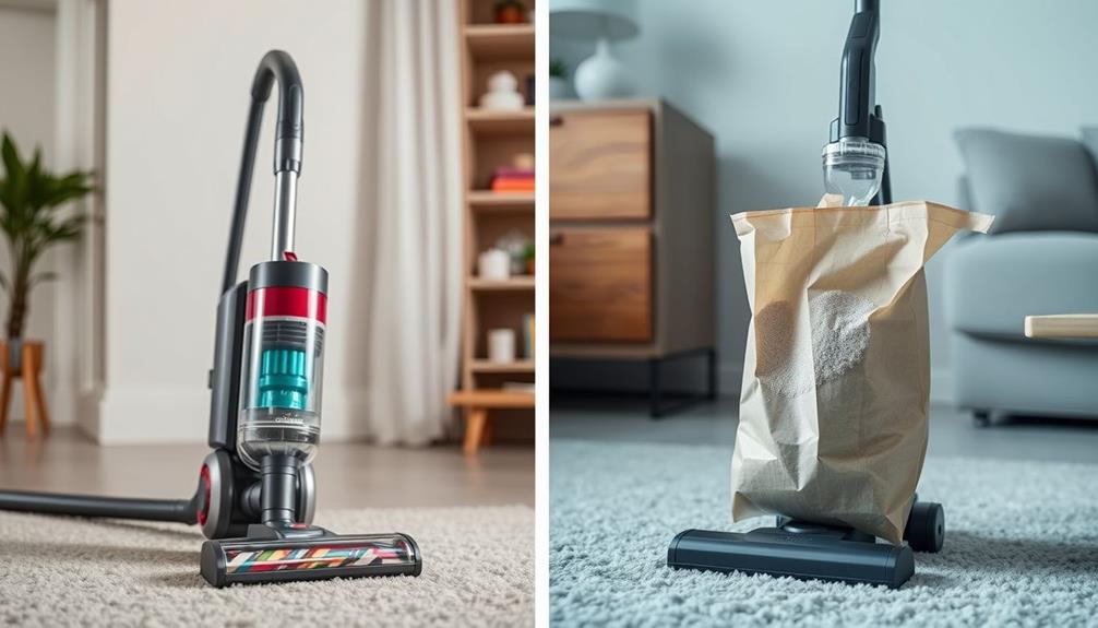 bagged vs bagless vacuums comparison