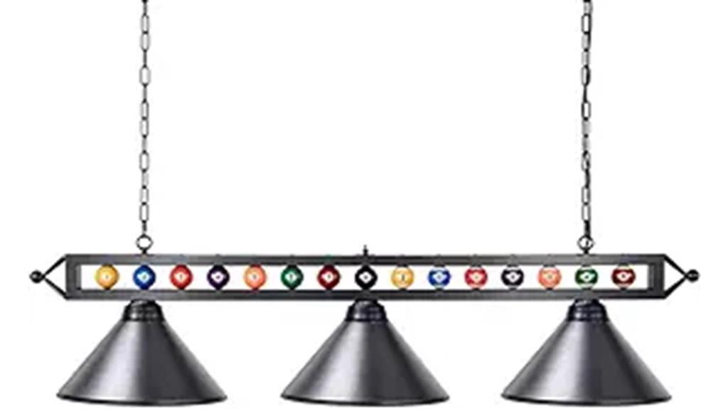 billiard pool table light