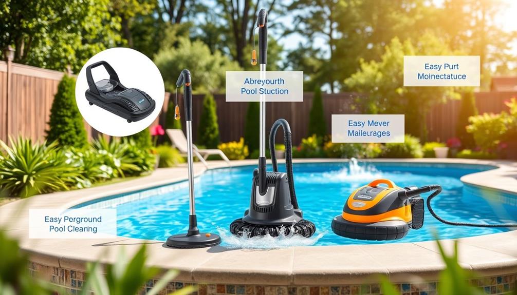 choosing above ground pool vacuum