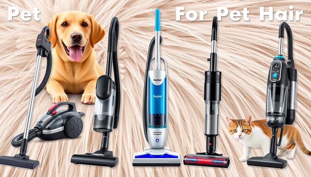 choosing pet hair vacuums