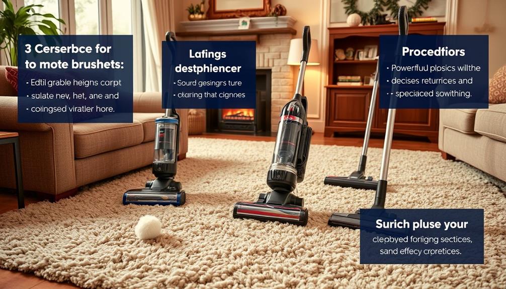 choosing vacuums for carpets