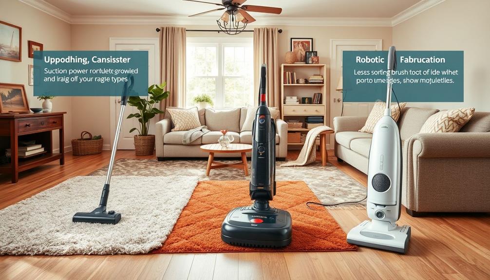 choosing vacuums for rugs