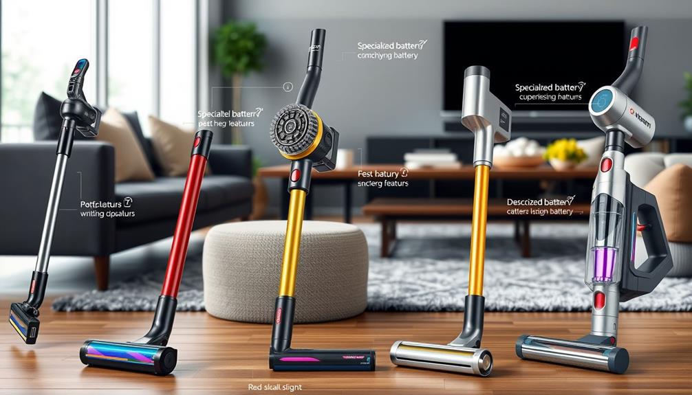 cordless model specialized features