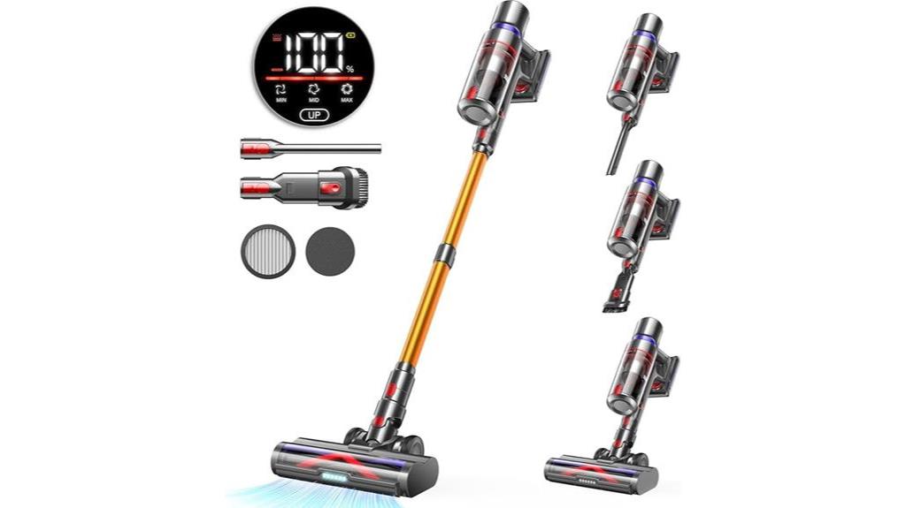 cordless vacuum with led