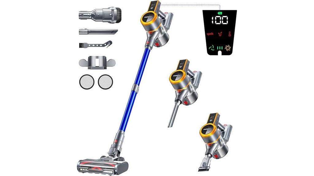 cordless vacuum with led