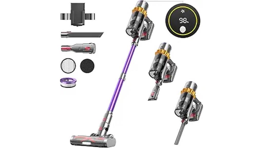 cordless vacuum with led