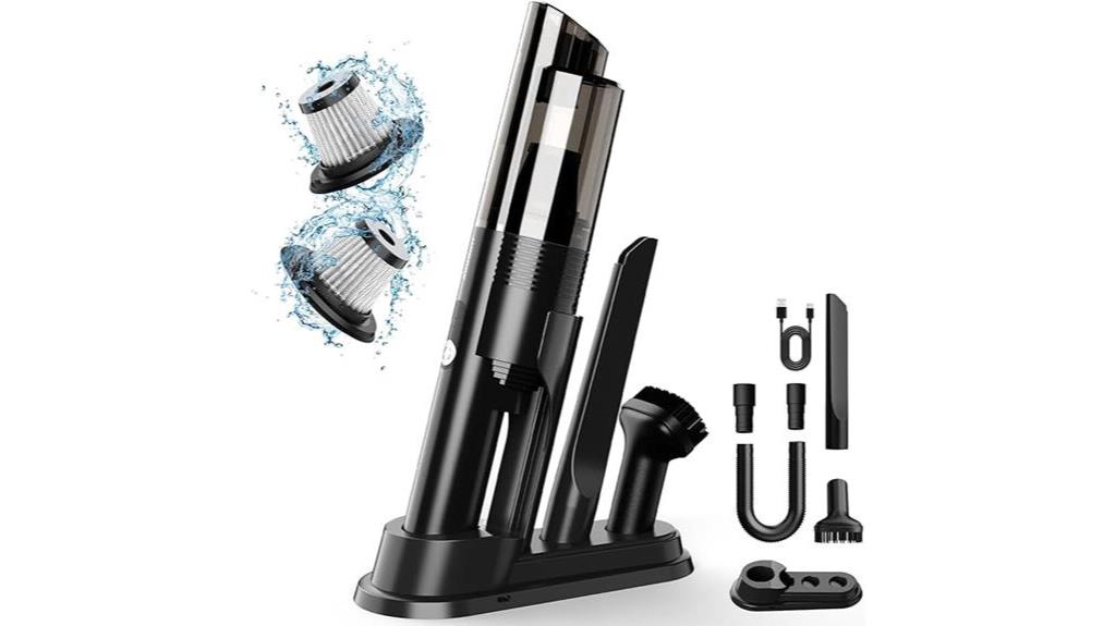 cordless vacuum with suction