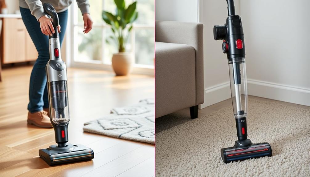 cordless versus upright vacuums