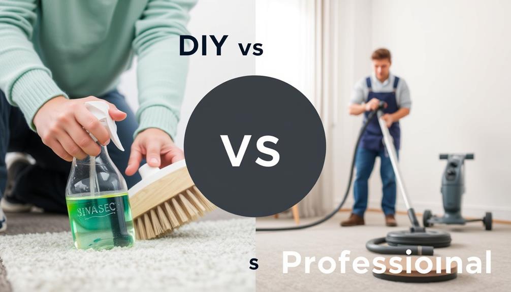 diy or professional carpet cleaning