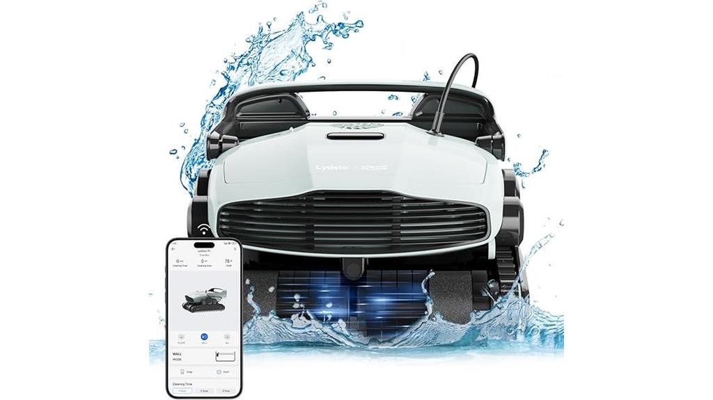 efficient robotic pool cleaner