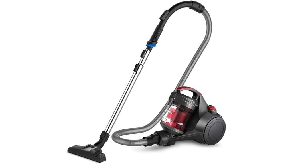 eureka bagless canister vacuum