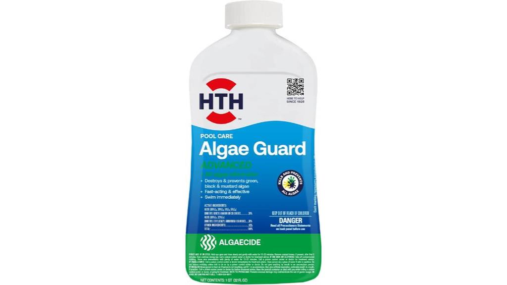 hth algae guard pool care