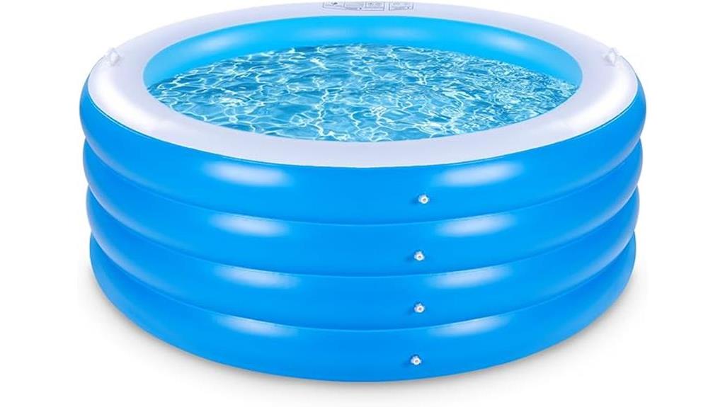 large deep round pool