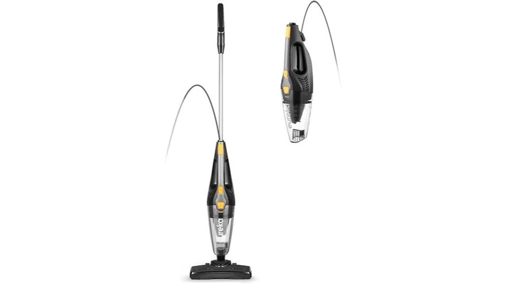 lightweight corded stick vacuum