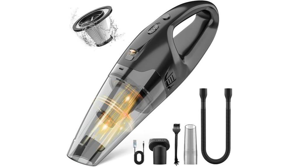 portable wireless rechargeable vacuum