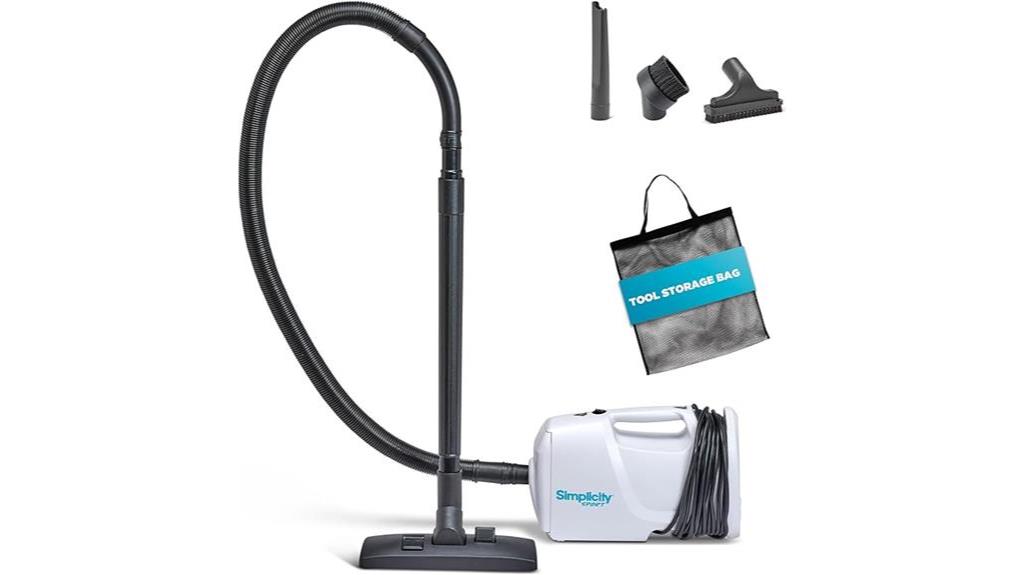 simplicity s100 6 canister vacuum