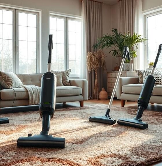 top area rug vacuums