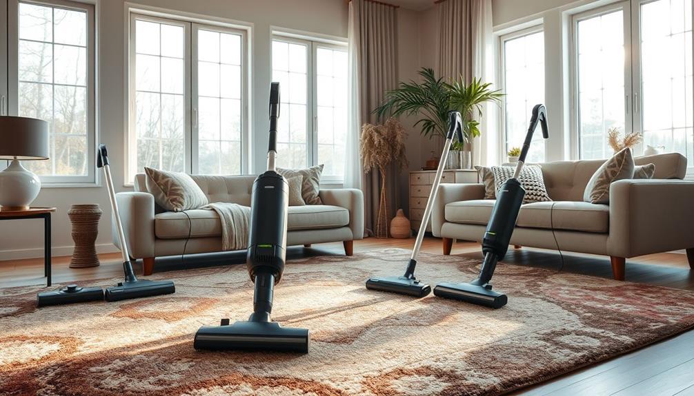 top area rug vacuums