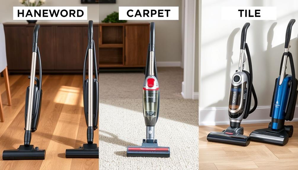 types of vacuum cleaners