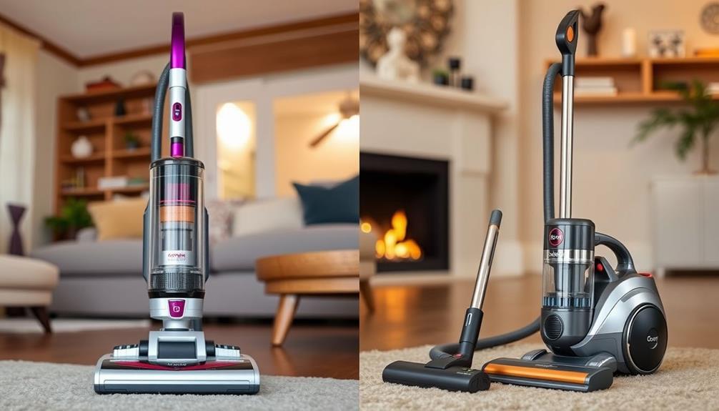 upright versus canister vacuums