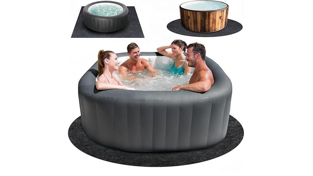 waterproof slip proof hot tub mat