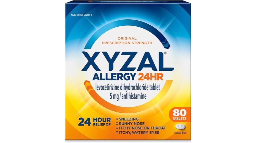 xyzal allergy relief pills