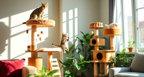 cat trees for happy cats