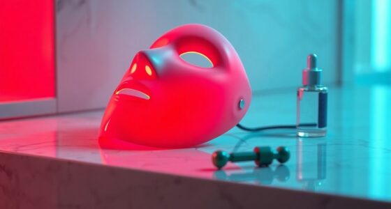 red led mask therapy