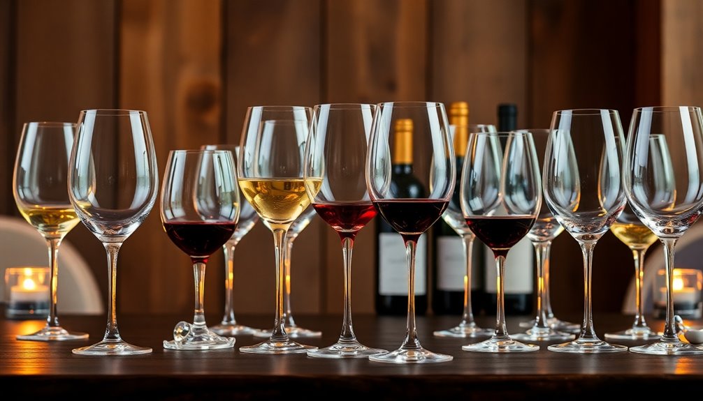 selecting ideal wine glasses