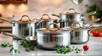 top stainless steel cookware