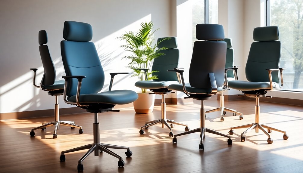 ergonomic tall office chairs