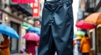 stylish waterproof rain pants