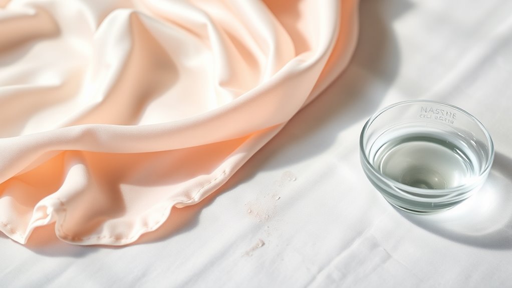 act quickly on stains
