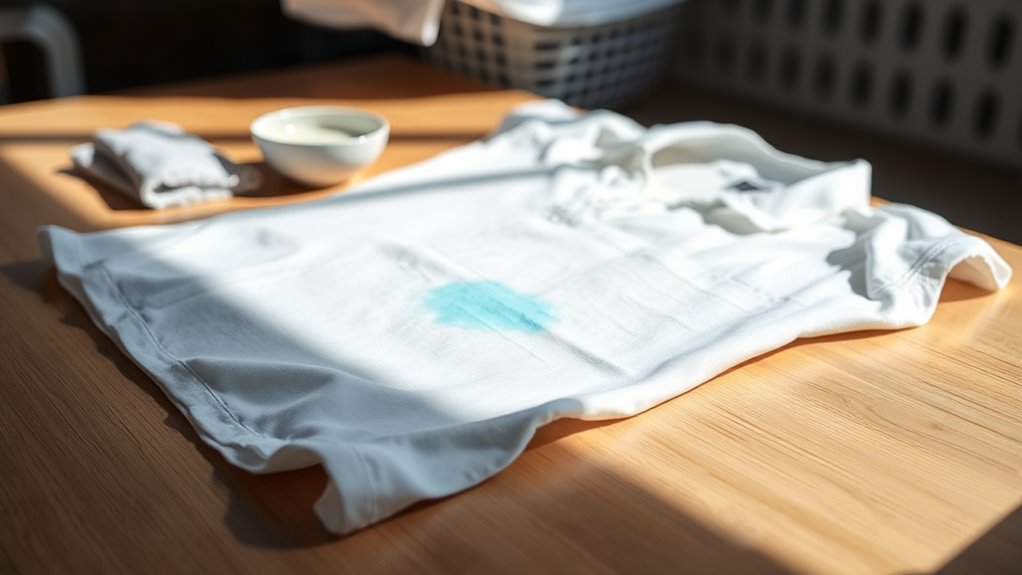 act quickly on stains
