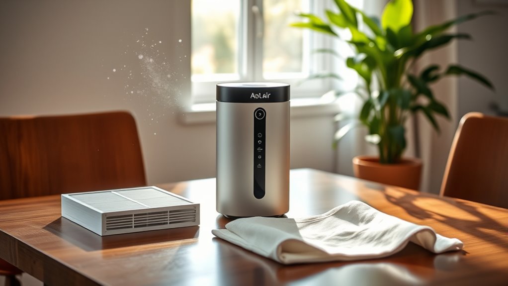 air purifier maintenance tips