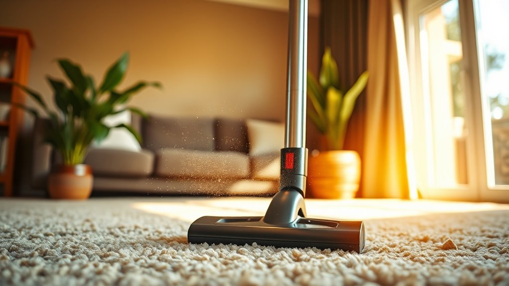 allergen control through vacuuming